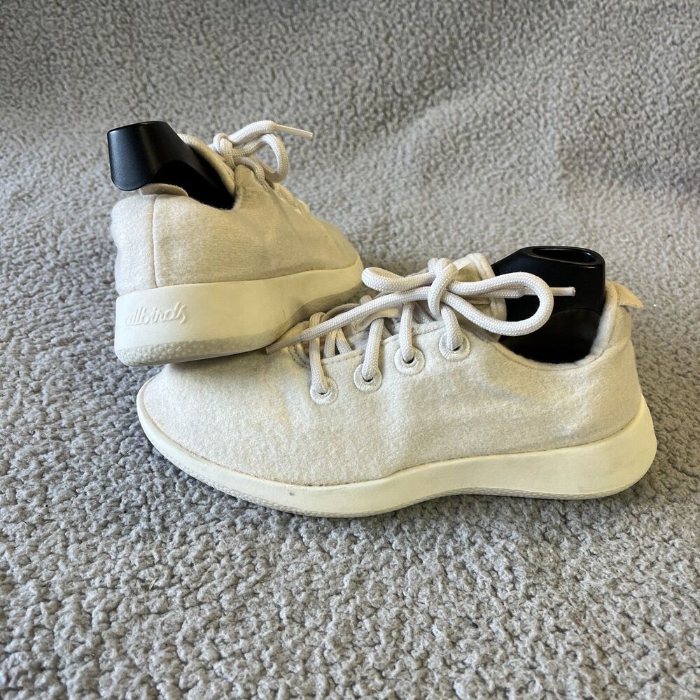 ALLBIRDS Sneakers Womens 6 White Merino Wool Runners Low Athletic 0320NV1